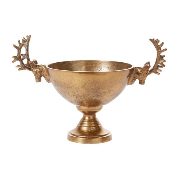 ANTIQUE GOLD METAL BOWL