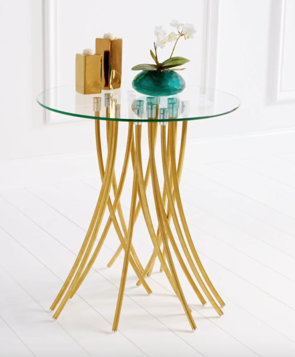 GOLD CERAMIC CANDLEHOLDER - Imagen 2