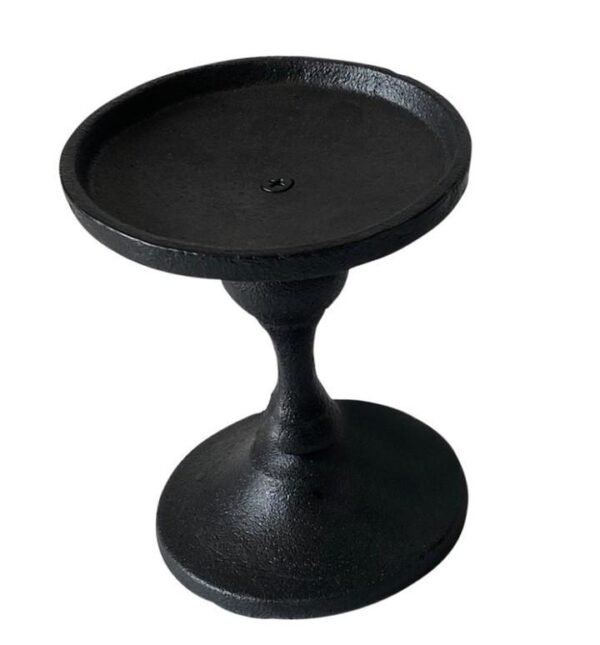 Candelabro de Metal Negro ( Grande)