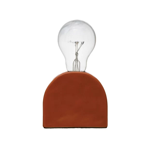 Stoneware Table Lamp color Terra-Cotta