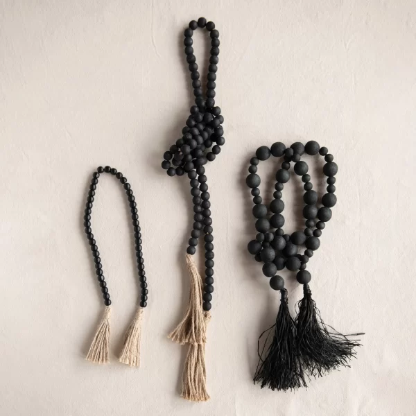 Wood Bead Garland Black - Imagen 2