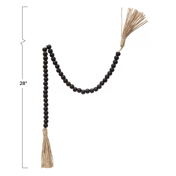 Wood Bead Garland Black - Imagen 3